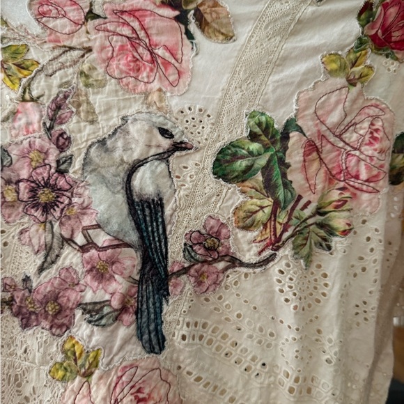 Beautiful Magnolia Pearl wearable art dress. Coronado Eyelet Pearl colored - Picture 8 of 12